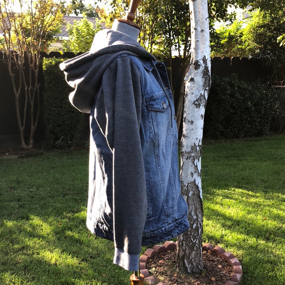 Volcom Lean N Mean Hooded Denim Jacket - Picture 6 of 8